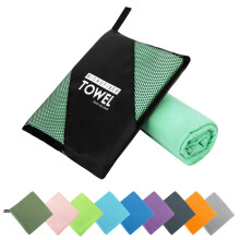 ZIUDBOC rejseh?ndkl?de i mikrofiber Bl?dt letv?gts hurtigtt?rrende h?ndkl?de Superabsorberende Kompakt rejse- og sport- og strandh?ndkl?der til c