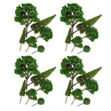 96 Stuks Mini Plastic Voor DIY Landschap Decoratie