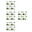 96 Stuks Mini Plastic Voor DIY Landschap Decoratie 10