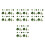 96 Stuks Mini Plastic Voor DIY Landschap Decoratie 8