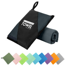ZIUDBOC rejseh?ndkl?de i mikrofiber Bl?dt letv?gts hurtigtt?rrende h?ndkl?de Superabsorberende Kompakt rejse- og sport- og strandh?ndkl?der til c