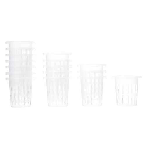 50 bodemloze kweekmandjes plastic voor zaailingen