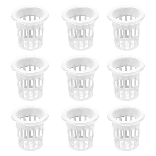 50 bodemloze kweekmandjes plastic voor zaailingen 2