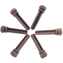 6pcs Rosewood Guitar Bridge Pins End Pin Set