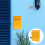 1Pc Wall-Mounted Yellow Iron Suggestion Box for Mail Storage 4