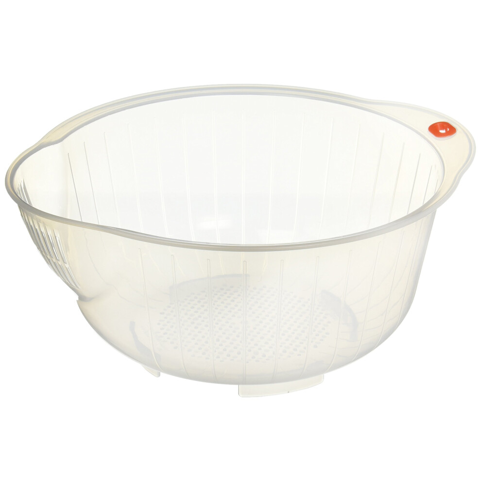 Inomata Japanese Rice Washing Bowl with Strainer, 25-Quart capacity-image-OPC-PDTTHQP-NEW