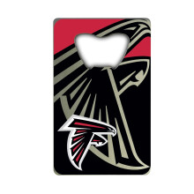 Otwieracz do butelek FANMATS 62543 Atlanta Falcons w stylu karty kredytowej - 2 x 3,25