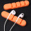 2 Kabelmanagement Kabel-Organizer Orange 9