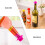 4Pièces Bouchons Silicone Bouteille Vin Scellant Flexible 7