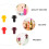 4Pièces Bouchons Silicone Bouteille Vin Scellant Flexible 9