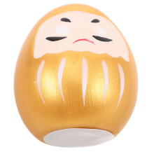 4 japanse keramische beeldjes, decoratie voor auto of bureau