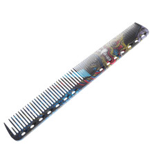 1Stk ABS Haarfriseur Kamm Mehrfarbig Salon Haarschneidekamm Profi