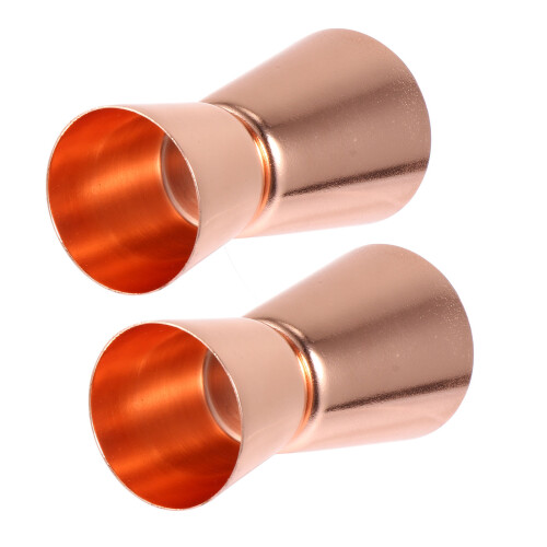 2Stk Barkeeper Unzen Becher Messlöffel Roségold 2