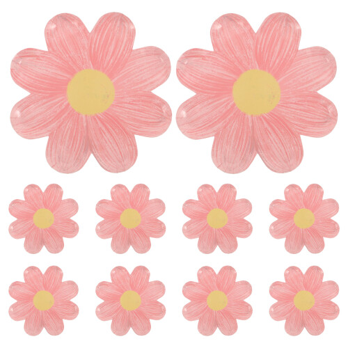 Mexicaanse Plates Roze 10 Stuks