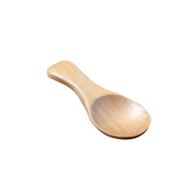10 holz salzlöffel mini kurzgriff naturfarben