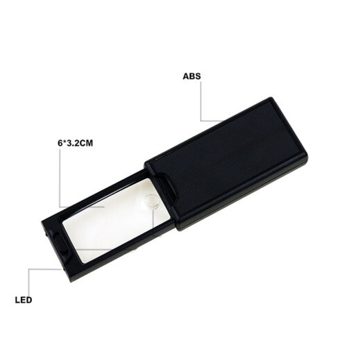 1 led-lupe mit 3 batterien, lesehilfe ( ) 2