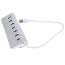 7-port usb-hub dockingstation für tastatur stick & festplatte