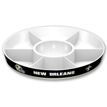 Fremont Die NFL New Orleans Saints Party Talerz 14,5"" Srednica 14,5"" Srednica Bialy/Kolory druzyny