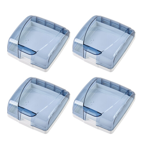 4 wandbeschermers 86-type voor stopcontacten