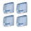 4 wandbeschermers 86-type voor stopcontacten 6