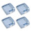 4 wandbeschermers 86-type voor stopcontacten 4