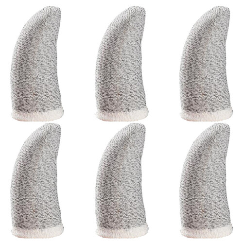 6 schweißresistente Fingerringe, Fingerschutzhüllen
