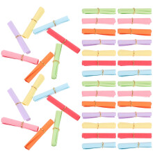 50 Papier Mini-Gläser Mini-Trichter