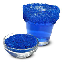 Snowy River Royal Blue Cocktail & Margarita Sugar Rimmer - Sucre en verre de couleur vive avec texture cristalline moyenne - 8oz