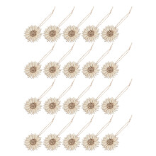 20 unlackierte sonnenblume hängende anhänger holz