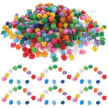 1000 Pom Poms Basteln Zubehör Für Weihnachten