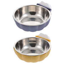 2 hundefutter- und wassernäpfe, hängende näpfe für