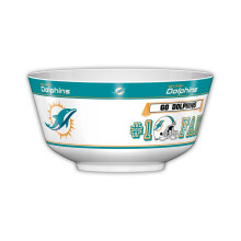 Fremont Die NFL Miami Dolphins Party Snack Bowl 11,75"" (2 galony) Biały/Kolory drużyny