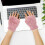 1 paar winterhandschuhe halbfinger damen plüschfäustlinge für 2