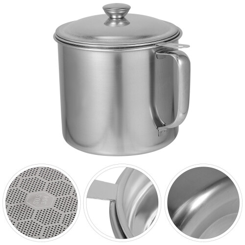 1Stück 1,4 L Ölbehälter Silber 2