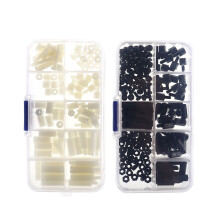300 Stk Nylon Abstandhalter Muttern Kit Schwarz Drohn