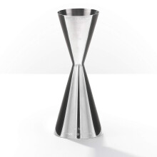 Pia Barware Slim Stainless Steel Commercial 2oz. / 1 oz. Smal stil mtande jiggerstngsverktyg (polerad yta)