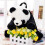 1pc Rucksack Panda Plüsch Stofftier 2