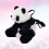 1pc Rucksack Panda Plüsch Stofftier 3