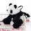 1pc Rucksack Panda Plüsch Stofftier 9