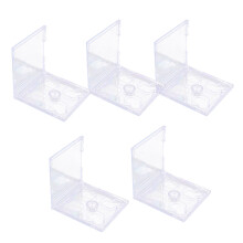 5 cd-hülle mit klarer tray, transparente dvd-verpackung
