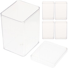 5- . Kunststoffbox für Actionfiguren mit Einzeldisplays