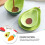 2Stk Avocado Schale Keramik 10