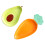 2Stk Avocado Schale Keramik 3
