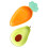 2Stk Avocado Schale Keramik 7