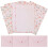 5 sets briefpapier und umschlag a5, grußkarten set 6