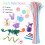 100 Flauschige Pfeifenputzer Jumbo Bastelstäbchen 5