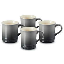 Le Creuset Steengoed Set van 4 Mokken, 14 oz. elk, Oester