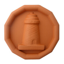 JBK Pottery Terracota Brown Sugar Saver - Recipiente para azϊcar de terracota hecho a mano con discos decorativos - Recipiente para azϊcar moreno
