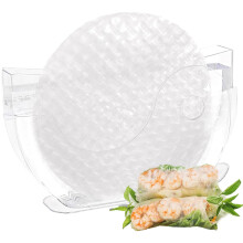 Aihmilcl Soporte para cuenco de agua de papel de arroz, cuenco de agua para rollo de verano, envoltorios de papel de arroz para rollos de primave