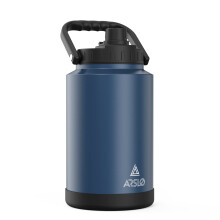 Arslo grande cruche d'eau isole avec poigne bouteille d'eau isole d'un gallon cruche d'eau en acier inoxydable de 1 gallon